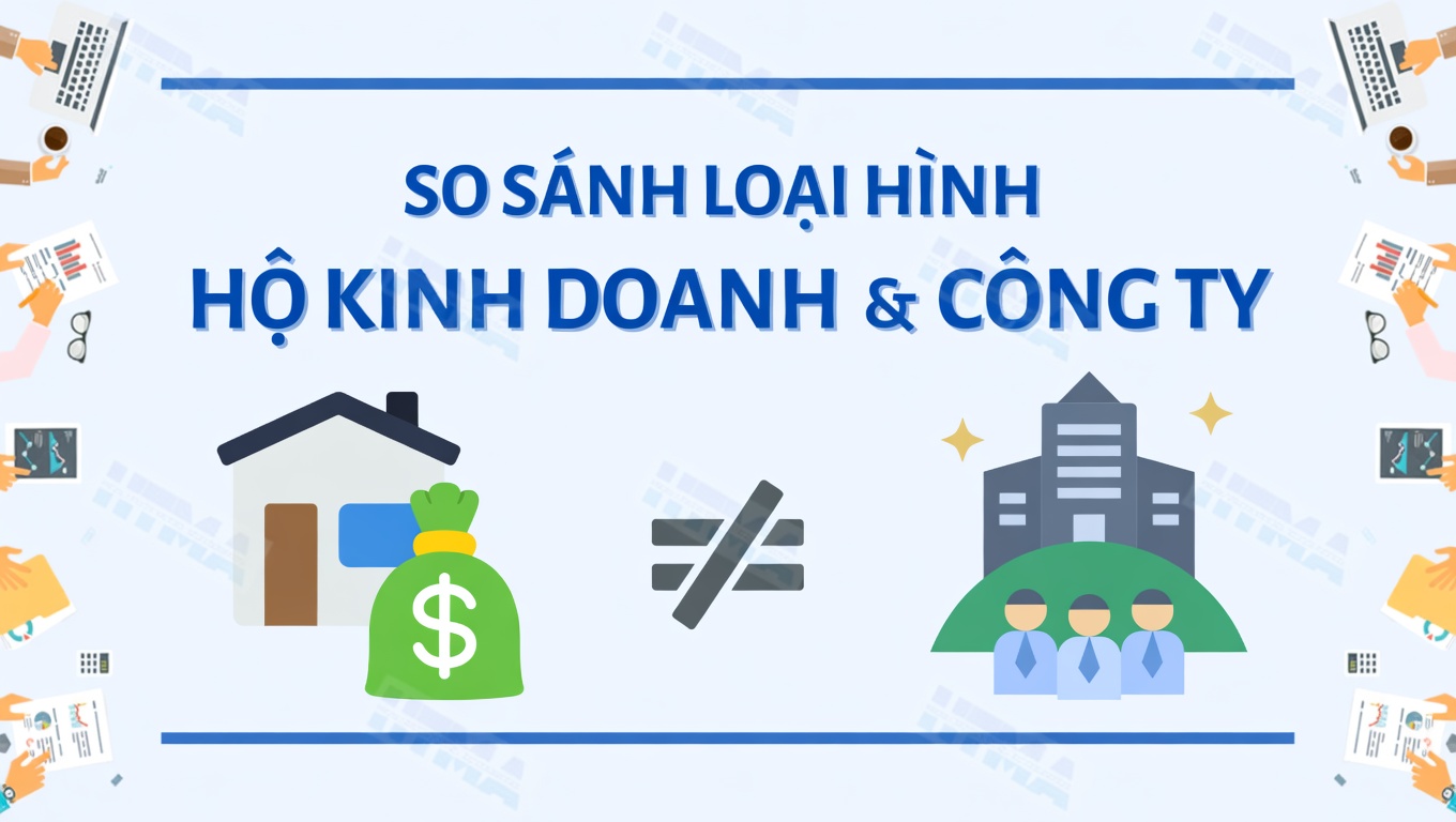 So sánh hộ kinh doanh và công ty tại Bàu Bàng