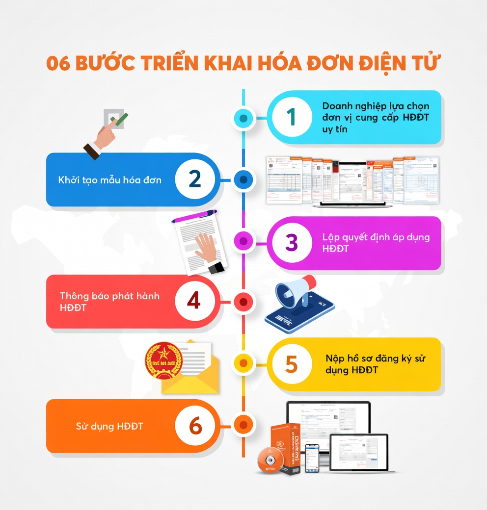 Quy trình đăng ký và vận hành hóa đơn điện tử chuyên nghiệp tại xã Bắc Tân Uyên
